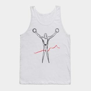 Single Line - Cutting the String Tank Top